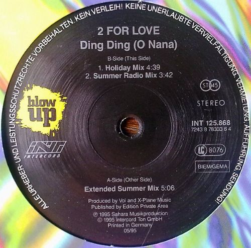 2 For Love - Ding Ding / O Nana